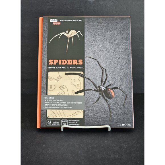IncrediBuilds Spiders Deluxe Book - Picture 1 of 8